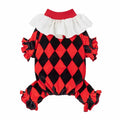 Halloween Harlequin Clown Dog Costume