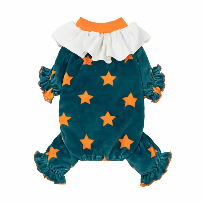 Halloween Star Clown Dog Costume