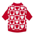 Heart Checkerboard Dog Sweater
