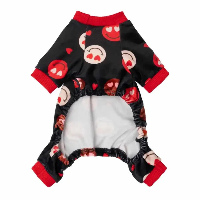Heart-Eyes Smile Dog Pajamas