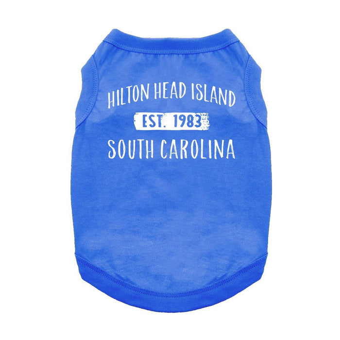 Hilton Head Island, SC Tank Top - Blue