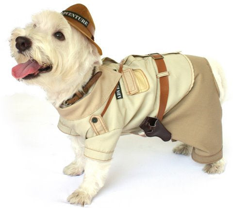 Indiana Bones Costume - Posh Puppy Boutique