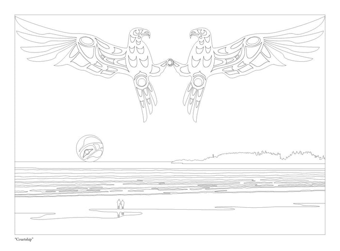 Inspired : A Roy Henry Vickers Colouring Book