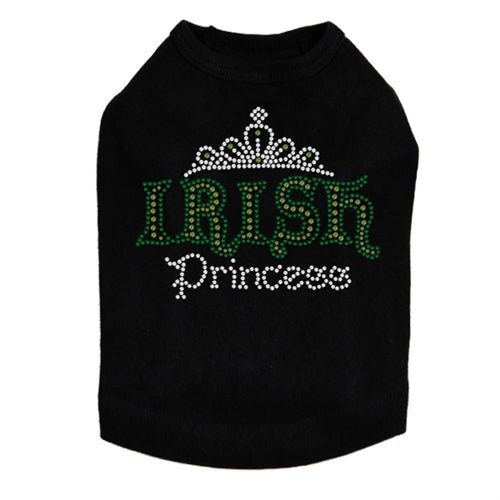 Irish Princess Rhinestone Dog Tank - Many Colors - Posh Puppy Boutique