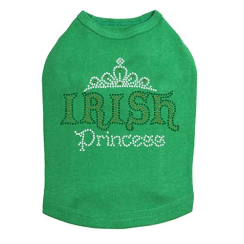 Irish Princess Rhinestone Dog Tank - Many Colors - Posh Puppy Boutique