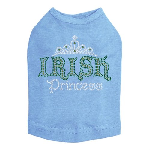 Irish Princess Rhinestone Dog Tank - Many Colors - Posh Puppy Boutique
