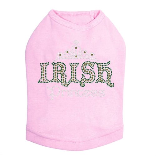 Irish Princess Rhinestone Dog Tank - Many Colors - Posh Puppy Boutique