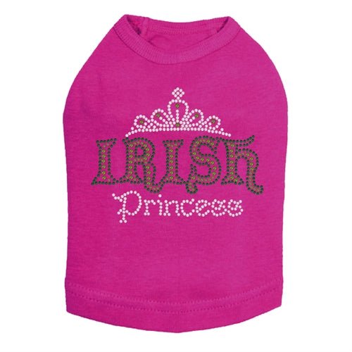 Irish Princess Rhinestone Dog Tank - Many Colors - Posh Puppy Boutique