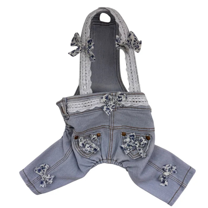 It's a Bow World Blue Overalls