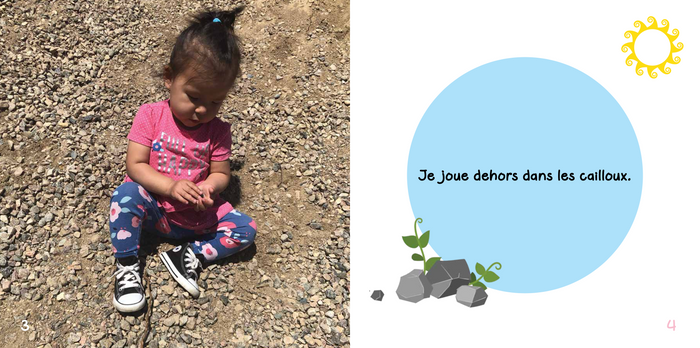 Je Joue Dehors (I Play Outside). La série d'aventure d'apprentissage avec Petite Océan.