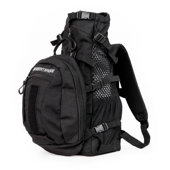 k9 Sport Sack Plus 2 Dog Carrier with Removable Storage in Jet Black