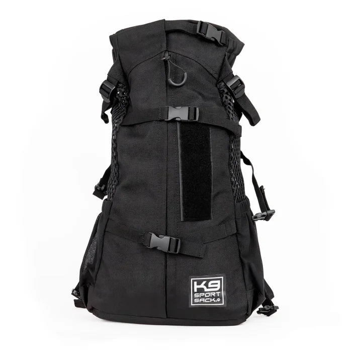 k9 Sport Sack Plus 2 Dog Carrier with Removable Storage in Jet Black