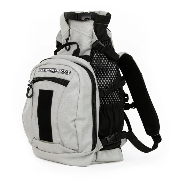 k9 Sport Sack Plus 2 Dog Carrier with Removable Storage in Light Grey