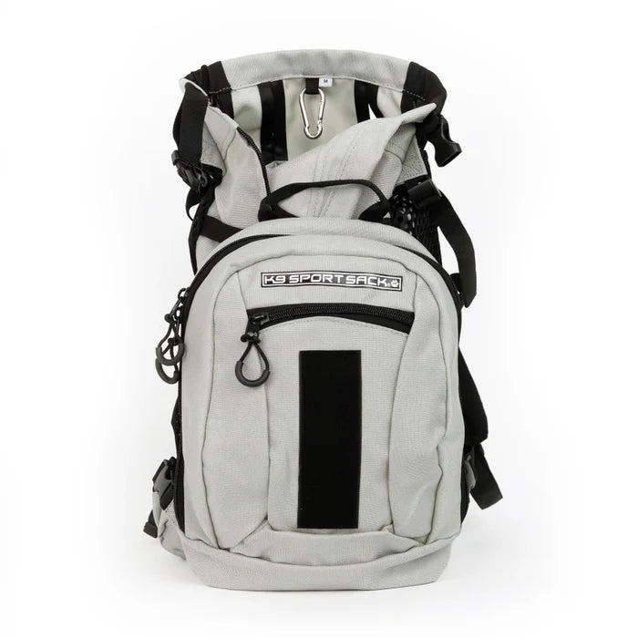 k9 Sport Sack Plus 2 Dog Carrier with Removable Storage in Light Grey
