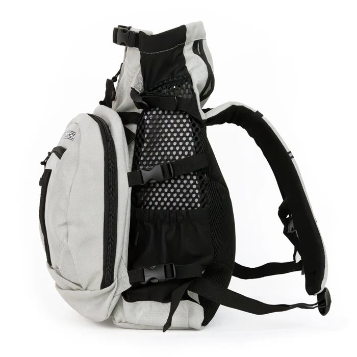 k9 Sport Sack Plus 2 Dog Carrier with Removable Storage in Light Grey
