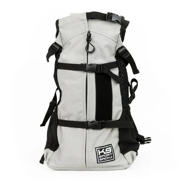 k9 Sport Sack Plus 2 Dog Carrier with Removable Storage in Light Grey