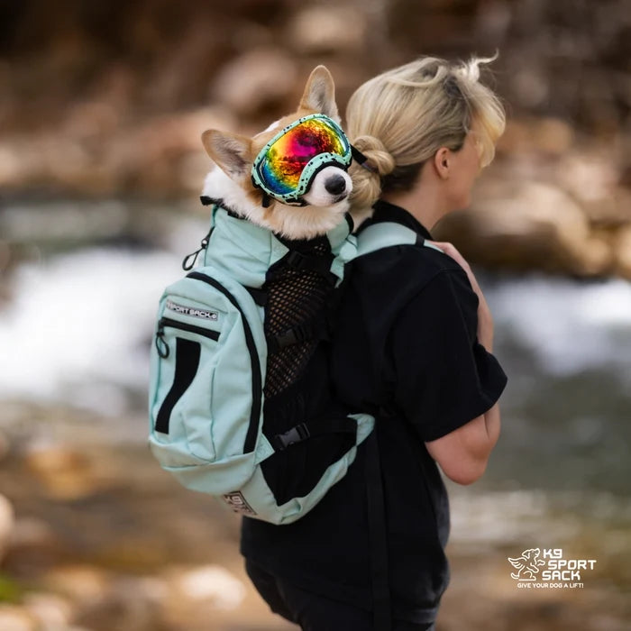 k9 Sport Sack Plus 2 Dog Carrier with Removable Storage in Summer Mint