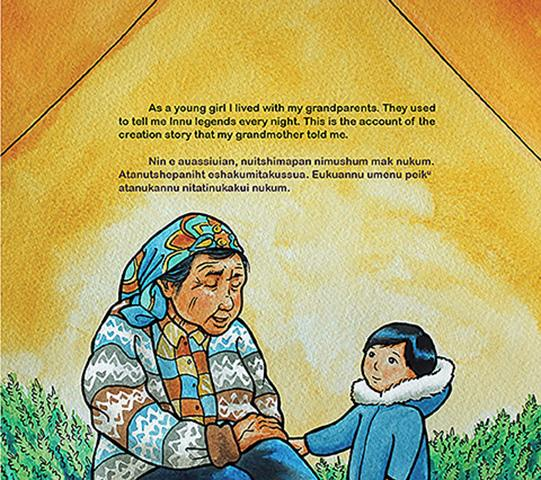 Kuekuatsheu Creates the World / Kuekuatsheu ka Tutak Assinu (Sheshatshiu dialect) (HC)