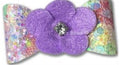 Lavender Flower Hair Bow - Posh Puppy Boutique
