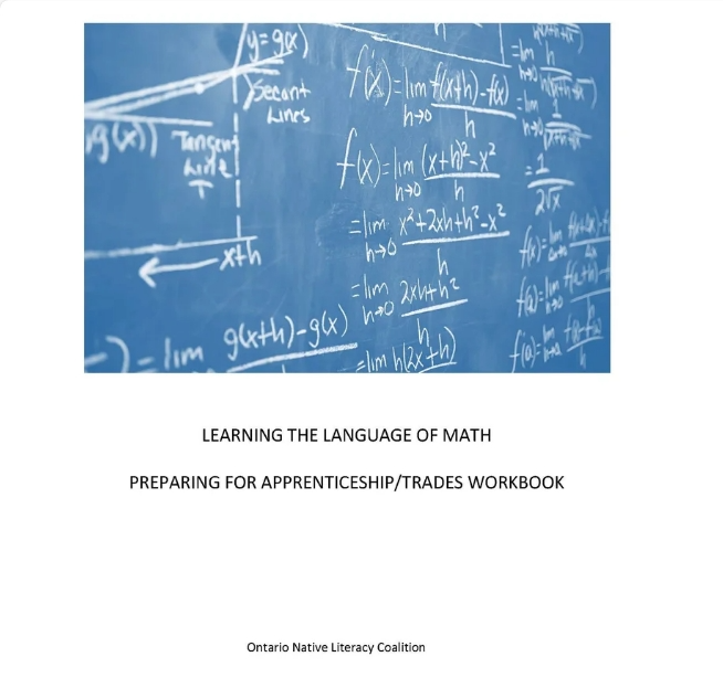 Learning the Language of Math - Preparing for Apprenticeship/Trades Workbook (Spiral Bound)