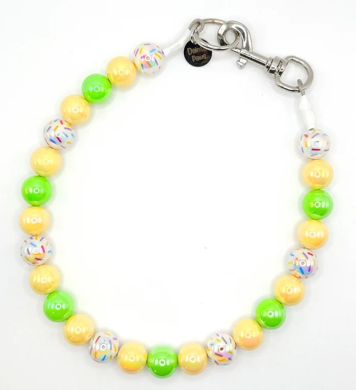 Lemon-Lime Fiesta! Beaded Collar