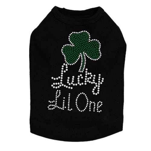 Lucky Lil One Rhinestone Dog Tank - Many Colors - Posh Puppy Boutique
