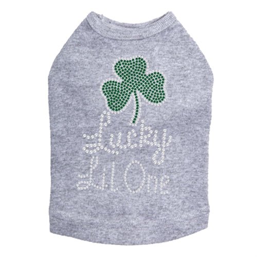 Lucky Lil One Rhinestone Dog Tank - Many Colors - Posh Puppy Boutique