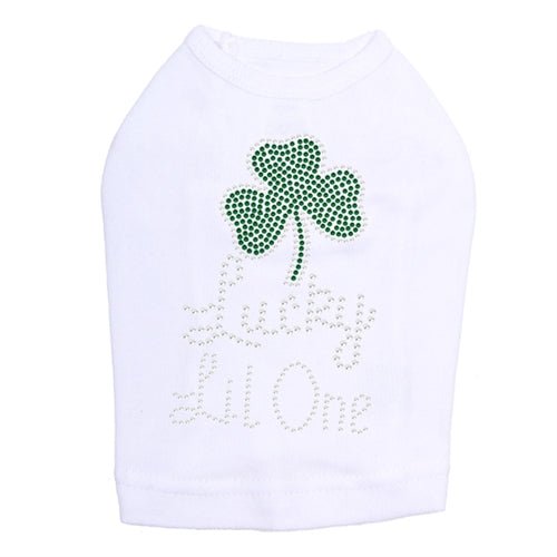 Lucky Lil One Rhinestone Dog Tank - Many Colors - Posh Puppy Boutique