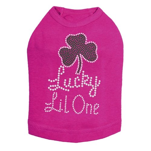 Lucky Lil One Rhinestone Dog Tank - Many Colors - Posh Puppy Boutique