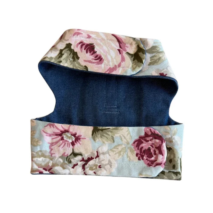 Luxury Floral Harness in Blue