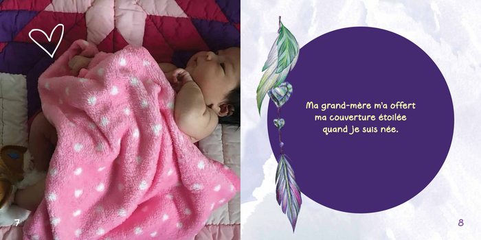 Ma Couverture Étoilée (My Star Blanket). La série d'aventure d'apprentissage avec Petite Océan.