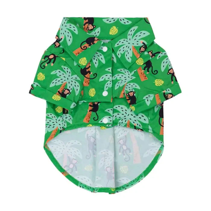 Monkey Dog Hawaiian Shirt