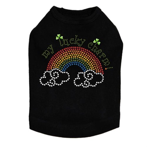 My Lucky Charm Rhinestone Dog Tank - Many Colors - Posh Puppy Boutique