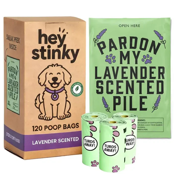 Pardon My Lavender – Scented Dog Poop Bags