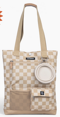 Park Pack Dog Gear Tote in Checker