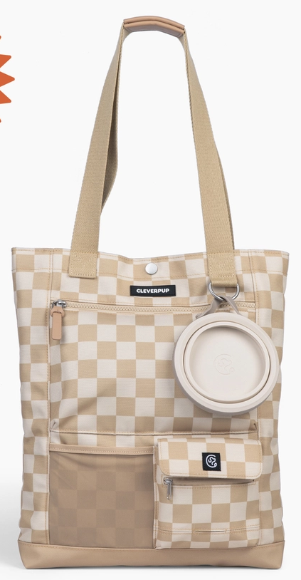 Park Pack Dog Gear Tote in Checker