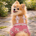 Pink Lace Overalls