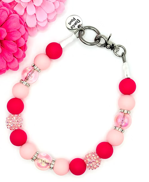 Pink Pop Princess Beaded Collar