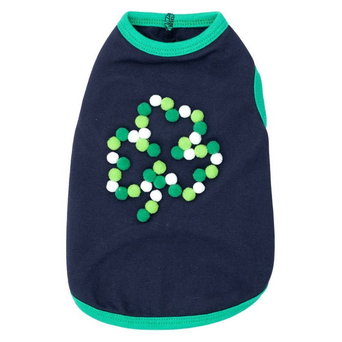 Pom Pom Shamrock Tee - Posh Puppy Boutique