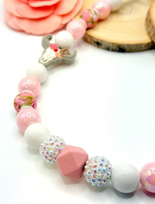 Prairie Rose Beaded Collar