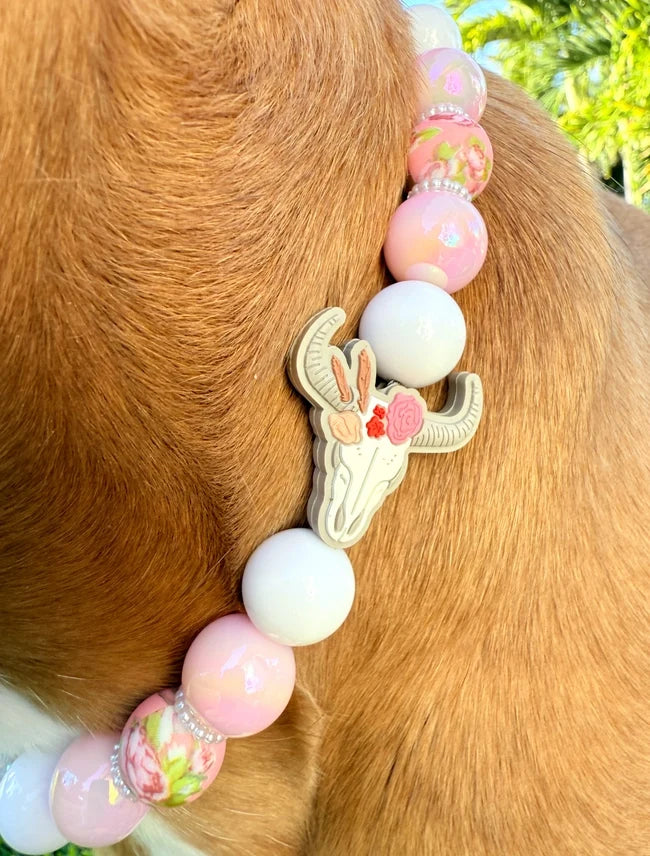 Prairie Rose Beaded Collar