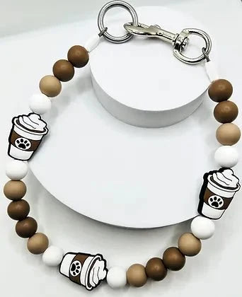 Puppuccino Beaded Pet Collar - Posh Puppy Boutique