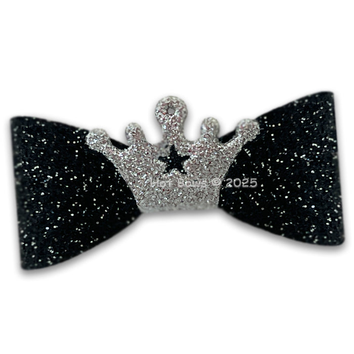 Royalty Silver Hair Bow
