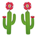 Saguaro Cactus Earrings - 1