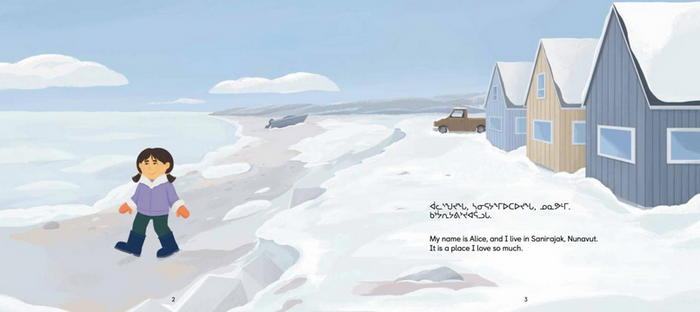 Sanirajak, A Place I Love. Community Connection. Inuktitut & English.