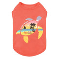 Sea Turtle Print Hawaiian Dog Shirt