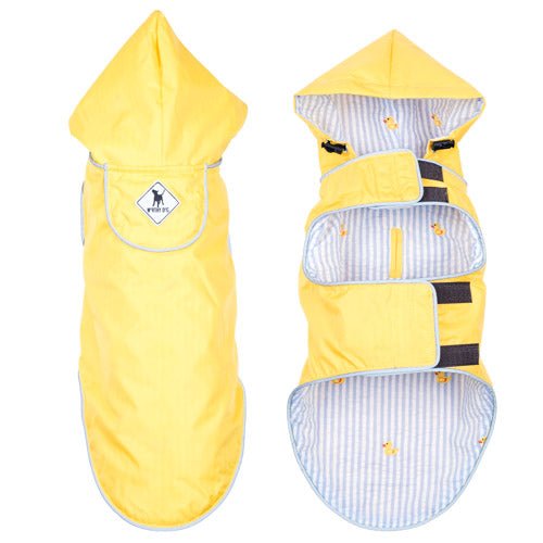 Seattle Slicker Rainjacket in Yellow/Rubberduck - Posh Puppy Boutique