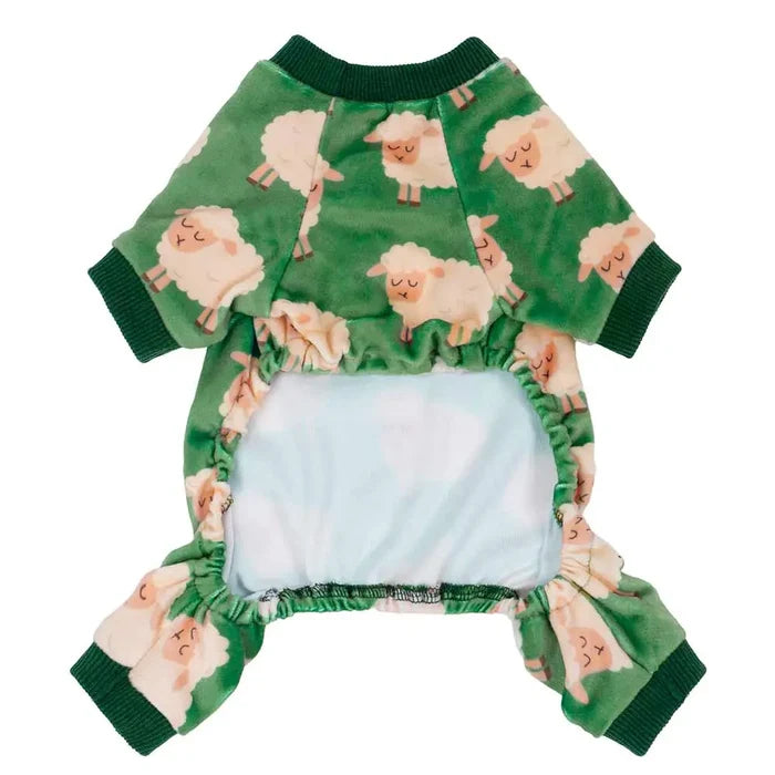 Sheep Print Dog Pajamas