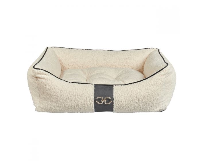 Signature Collection Bed in Ivory Sheepskin - Posh Puppy Boutique