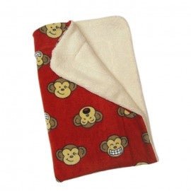 Silly Monkey Fleece Hooded Pajamas - Burgundy - Posh Puppy Boutique
